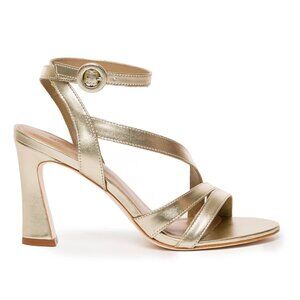 Bernardo Leslie Heels in Champagne Gold